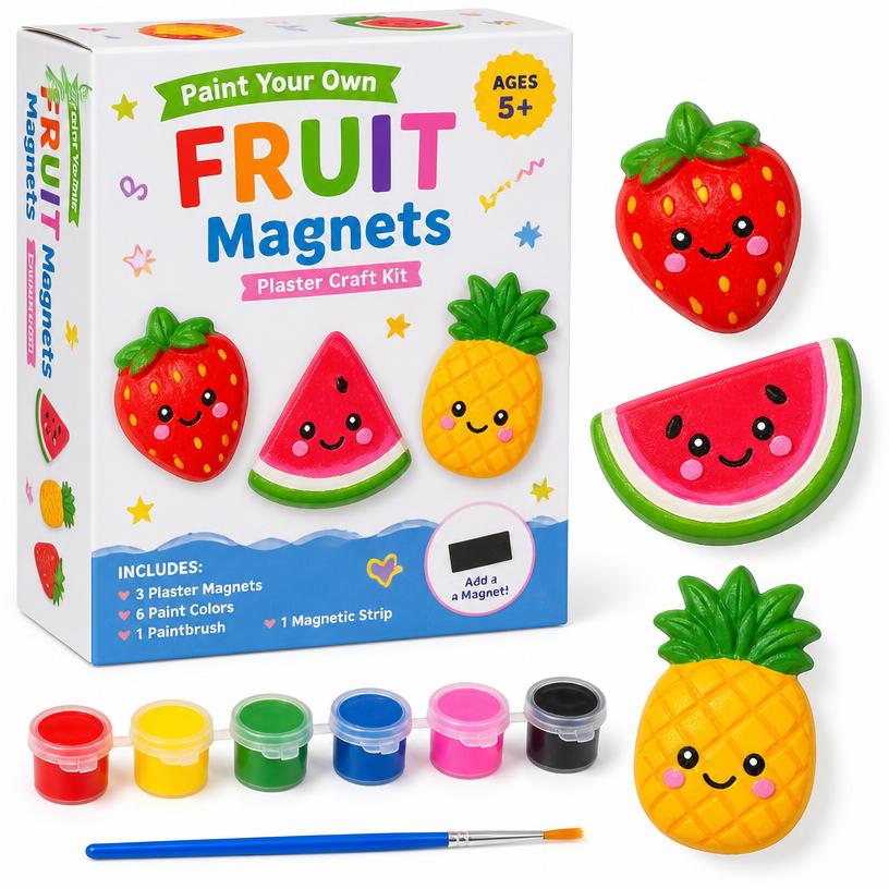 Fruit Magnets Craft Kit