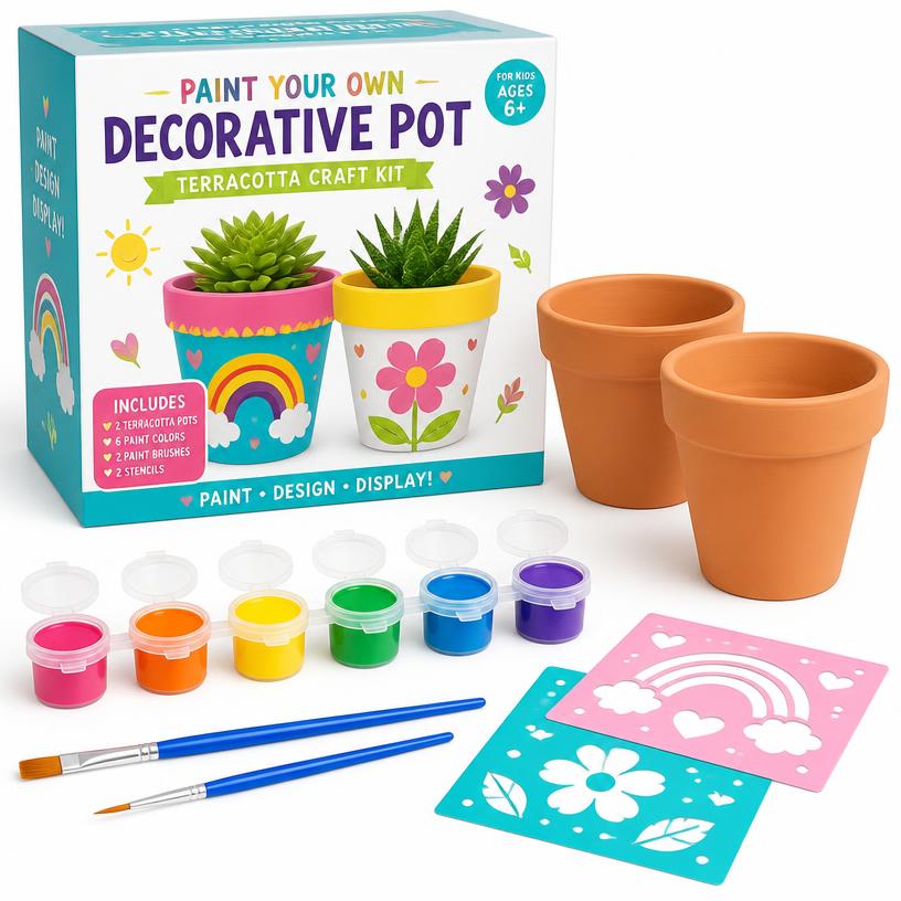 Decorative Pot Painting Kit